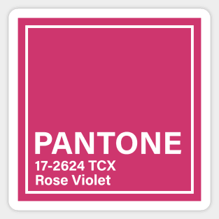 PANTONE 17-2624 TCX Rose Violet Sticker